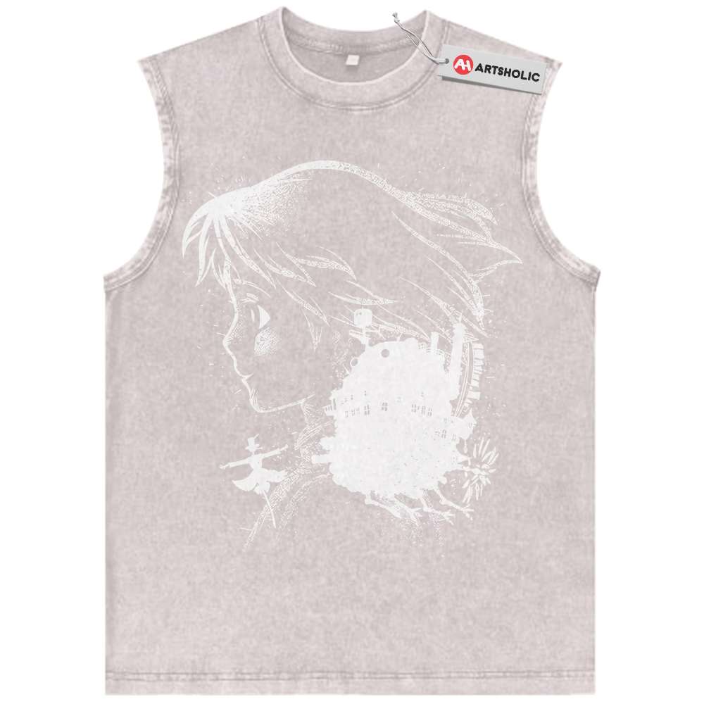 Alternative view of Sheeta Tank Top, Castle in the Sky Tank Top, Studio Ghibli Tank Top, Anime Tank Top, Vintage Tank Top
