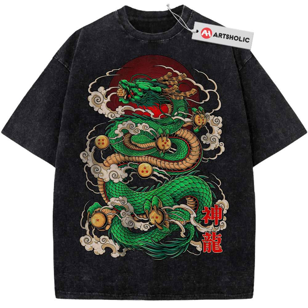 Alternative view of Shenron Shirt, Dragon Ball Shirt, DBZ Shirt, Anime Shirt, Vintage Tee