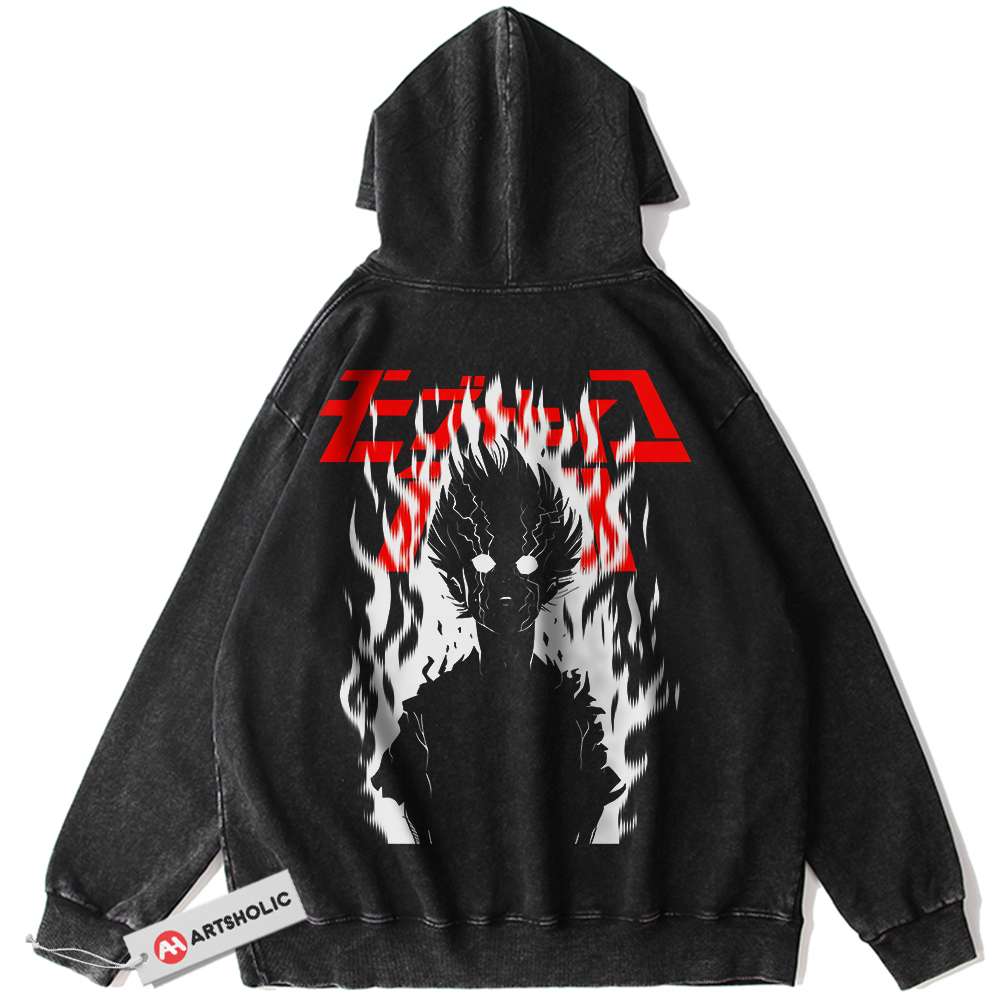 Shigeo Kageyama Hoodie, Mob Psycho 100 Hoodie, Anime Hoodie, Vintage Hoodie
