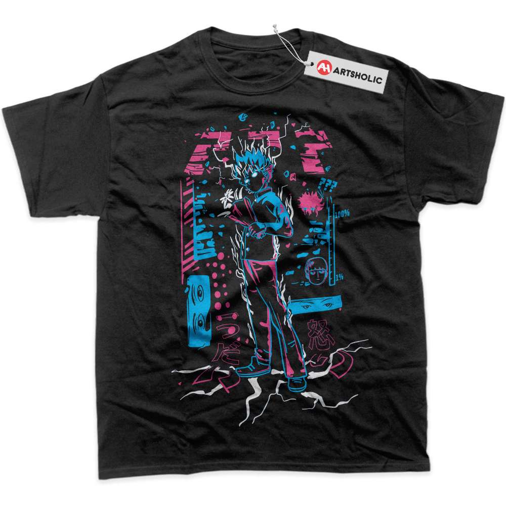 Shigeo Kageyama Shirt, Mob Psycho 100 Shirt, Anime Shirt, Graphic T-Shirt