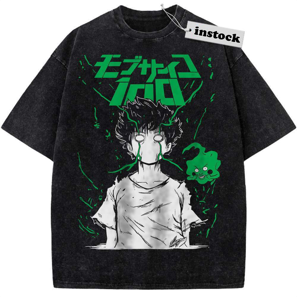 Shigeo Kageyama Shirt, Mob Psycho 100 Shirt, Anime Shirt, Vintage T-Shirt