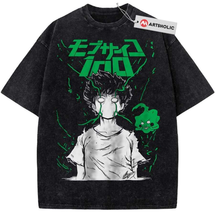 Alternative view of Shigeo Kageyama Shirt, Mob Psycho 100 Shirt, Anime Shirt, Vintage T-Shirt