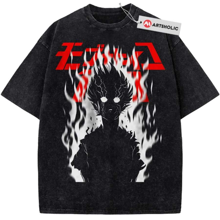 Alternative view of Shigeo Kageyama Shirt, Mob Psycho 100 Shirt, Anime Shirt, Vintage Tee