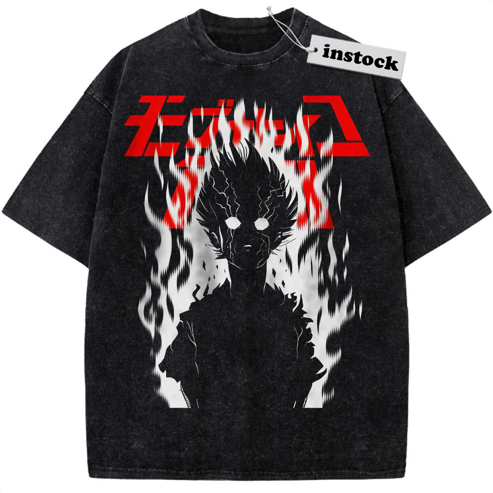 Shigeo Kageyama Shirt, Mob Psycho 100 Shirt, Anime Shirt, Vintage Tee