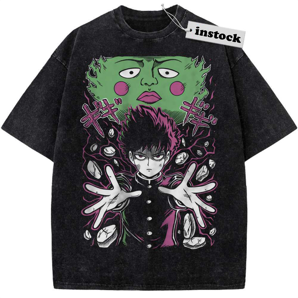 Shigeo Kageyama Shirt, Mob Psycho 100 Shirt, Anime Shirt, Vintage Tee