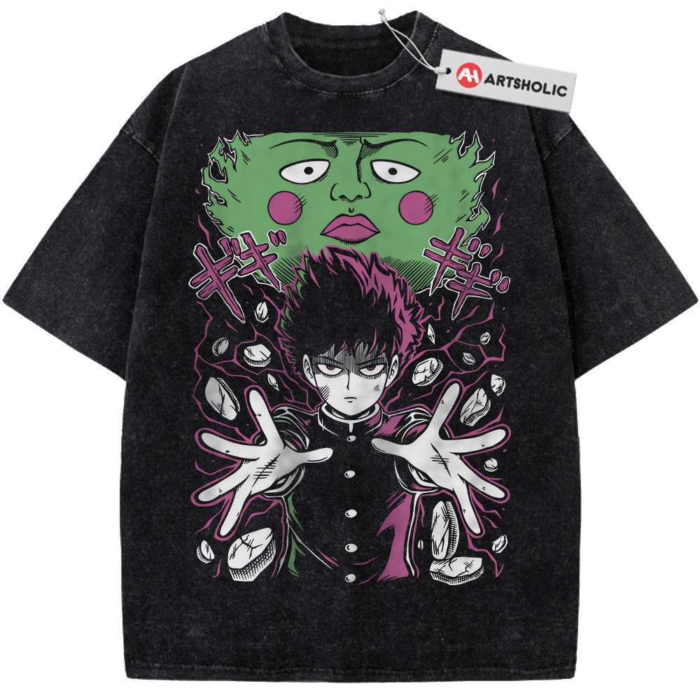 Shigeo Kageyama Shirt, Mob Psycho 100 Shirt, Anime Shirt, Vintage Tee