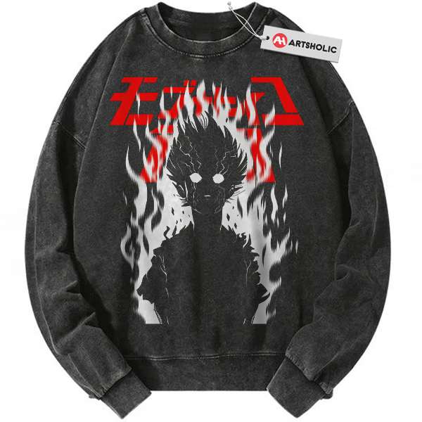 Shigeo Kageyama Sweatshirt, Mob Psycho 100 Sweatshirt, Anime Sweatshirt, Vintage Sweater