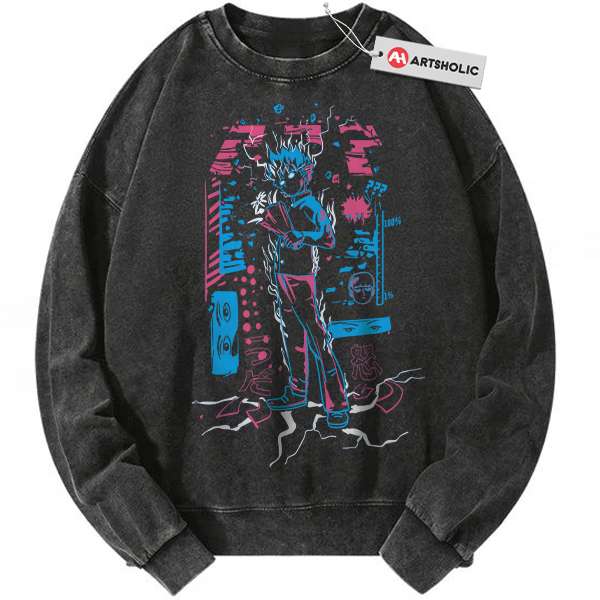 Shigeo Kageyama Sweatshirt, Mob Psycho 100 Sweatshirt, Anime Sweatshirt, Vintage Sweatshirt