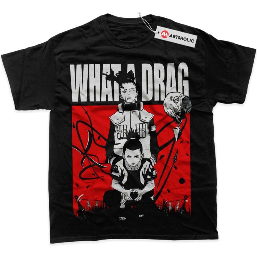 Alternative view of Shikamaru Nara Shirt, Naruto Shirt, Anime Shirt, Graphic Tee