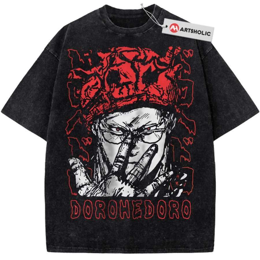 Alternative view of Shin Shirt, Dorohedoro Shirt, Anime Shirt, Vintage T-Shirt
