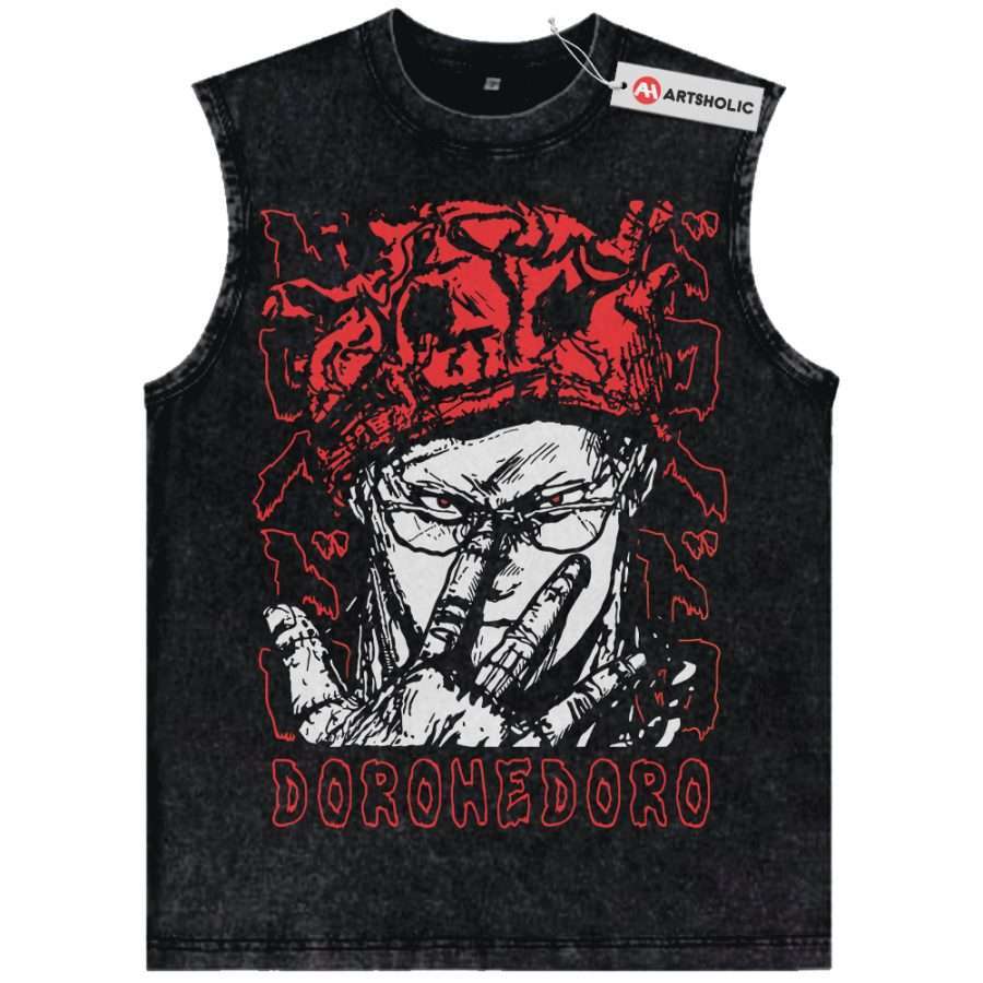 Alternative view of Shin Tank Top, Dorohedoro Tank Top, Anime Tank Top, Vintage Tank Top