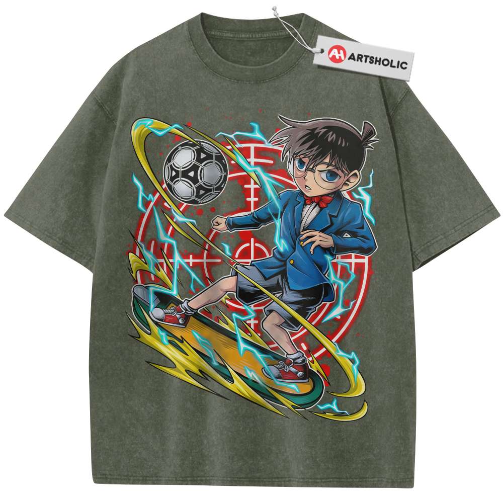 Alternative view of Shinichi Kudo Shirt, Detective Conan Shirt, Anime Shirt, Vintage T-Shirt