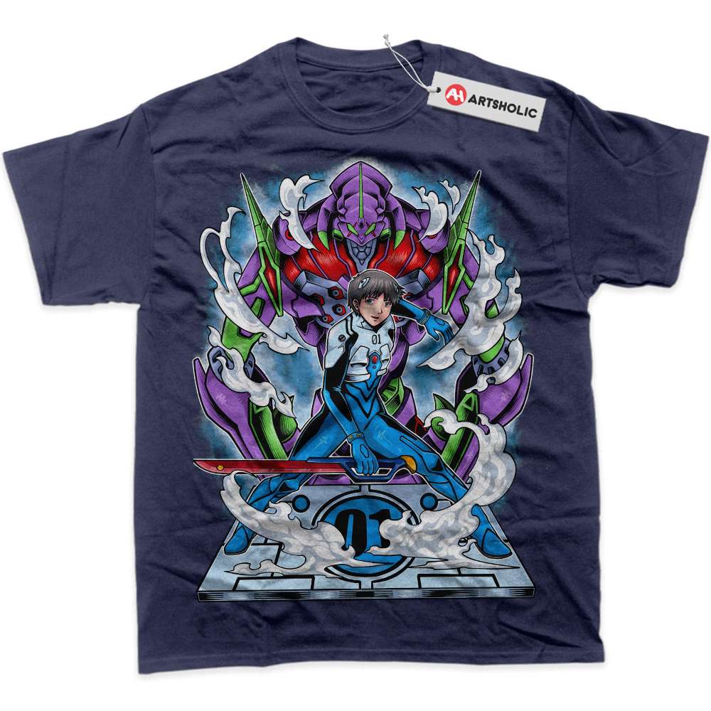 Shinji Ikari Shirt, Neon Genesis Evangelion Shirt, Anime Shirt, Graphic T-Shirt