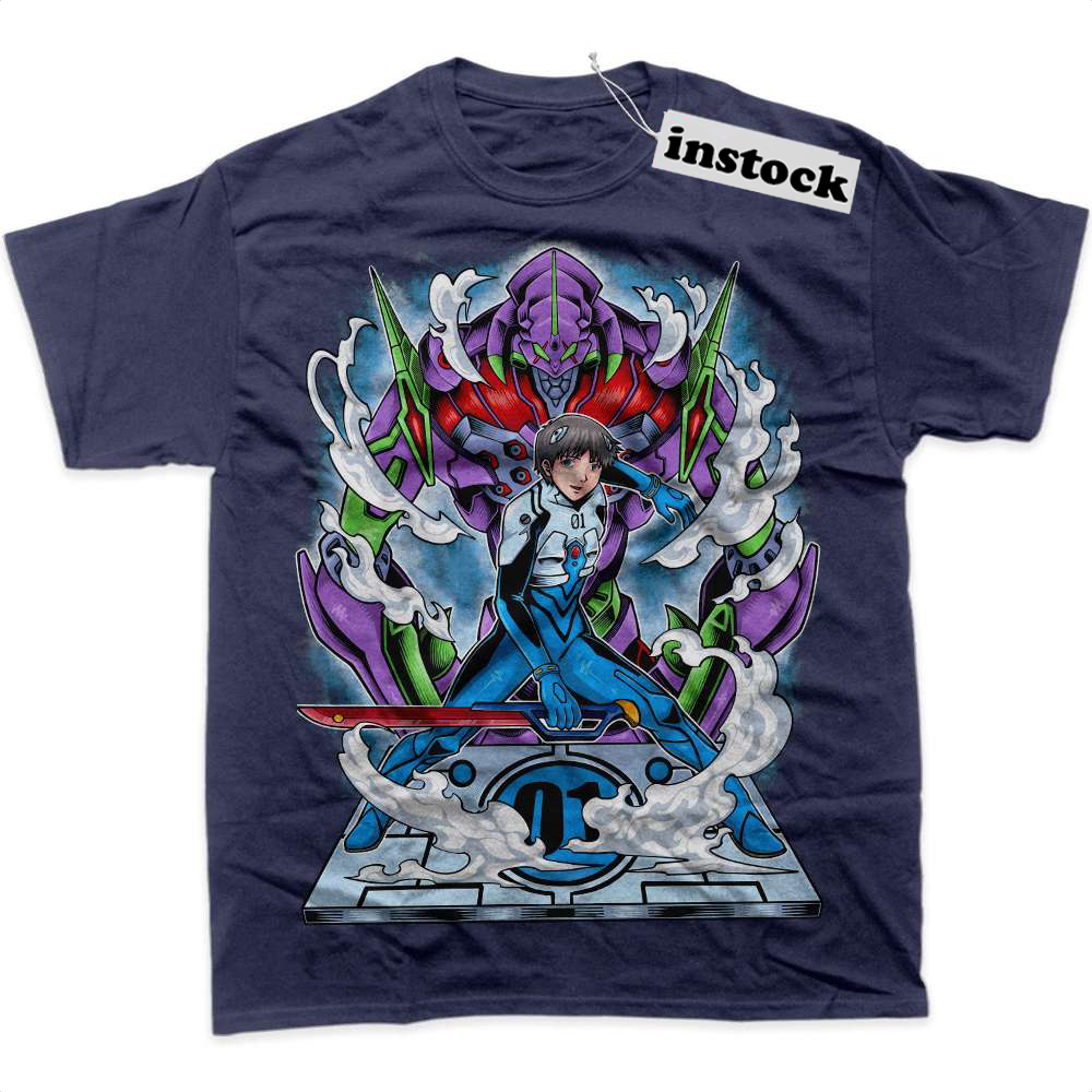 Shinji Ikari Shirt, Neon Genesis Evangelion Shirt, Anime Shirt, Graphic T-Shirt