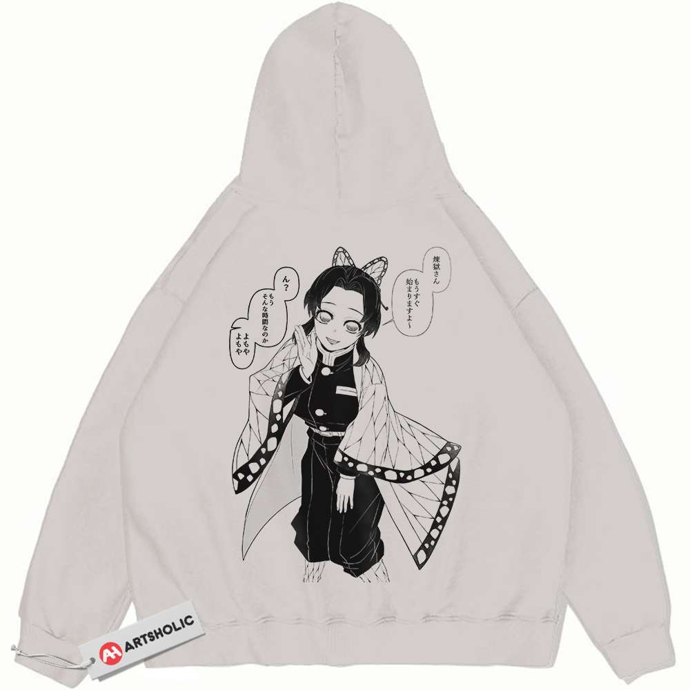 Shinobu Kocho Hoodie, Demon Slayer Hoodie, Anime Hoodie, Vintage Hoodie