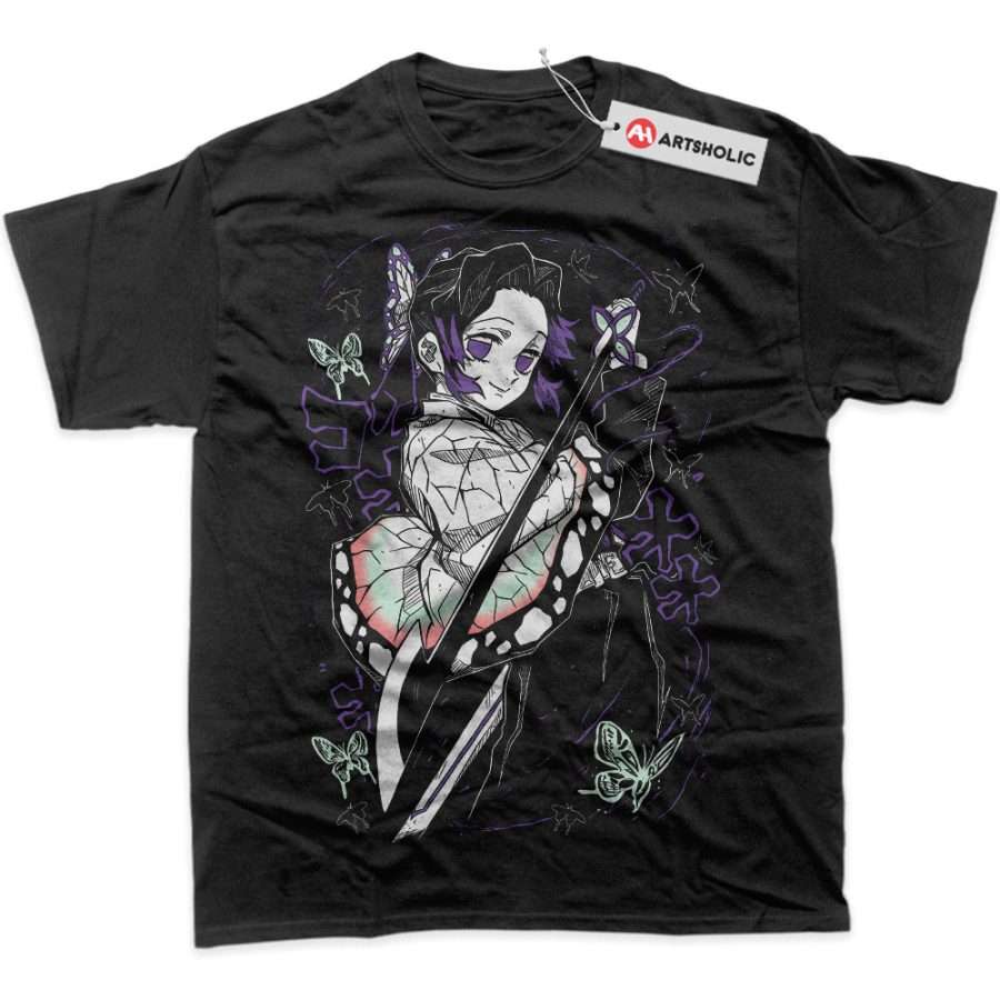 Alternative view of Shinobu Kocho Shirt, Demon Slayer Shirt, Anime Shirt, Graphic Tee