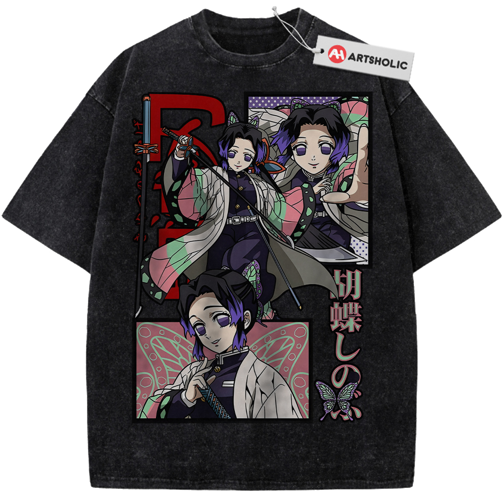 Shinobu Kocho Shirt, Demon Slayer Shirt, Anime Shirt, Vintage T-Shirt
