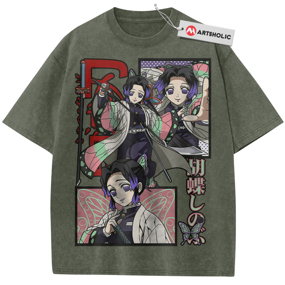 Alternative view of Shinobu Kocho Shirt, Demon Slayer Shirt, Anime Shirt, Vintage T-Shirt