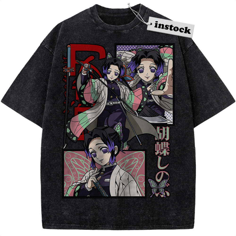 Shinobu Kocho Shirt, Demon Slayer Shirt, Anime Shirt, Vintage T-Shirt
