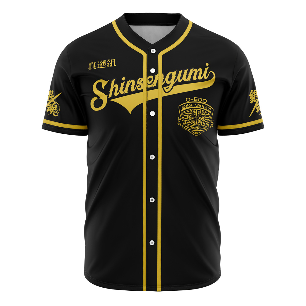 Shinsengumi Gintama Custom Baseball Jersey - Otaku Hall