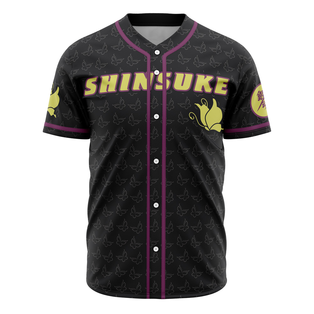 Shinsuke Takasugi Gintama Custom Baseball Jersey - Otaku Hall
