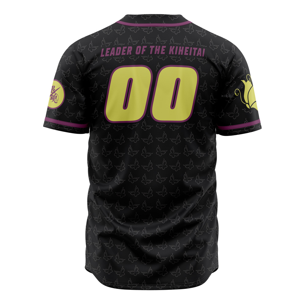 Alternative view of Shinsuke Takasugi Gintama Custom Baseball Jersey - Otaku Hall