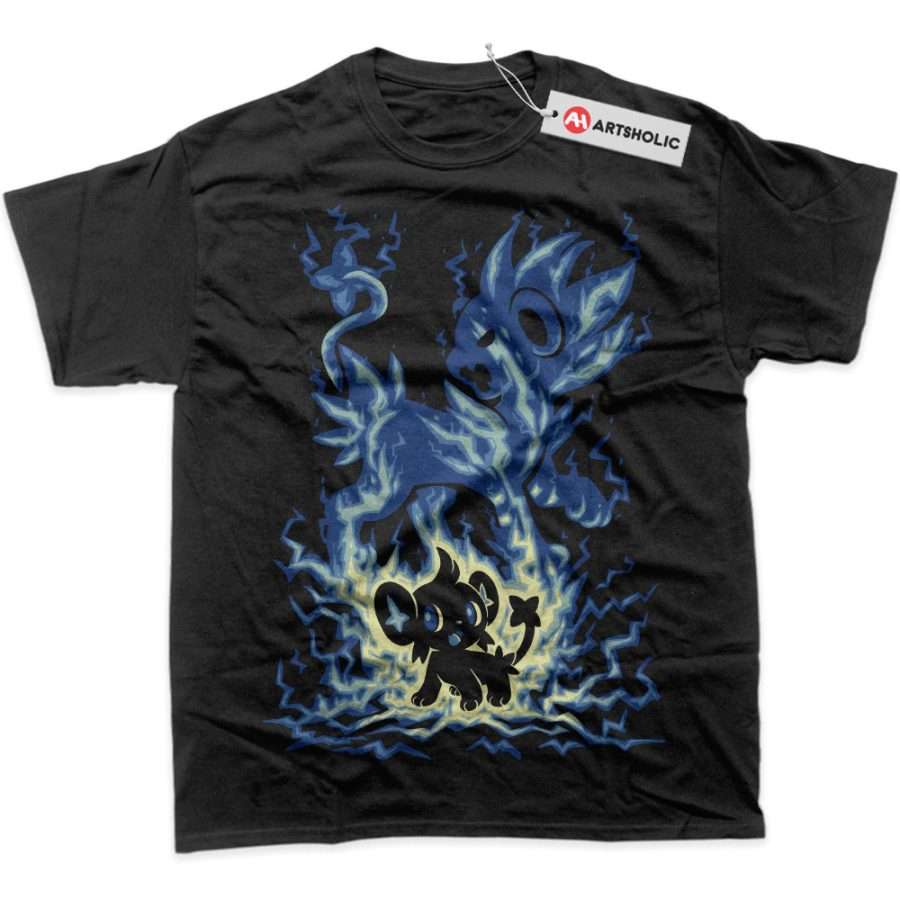 Alternative view of Shinx Shirt, Luxray Shirt, Pokemon Shirt, Anime Shirt, Graphic T-Shirt