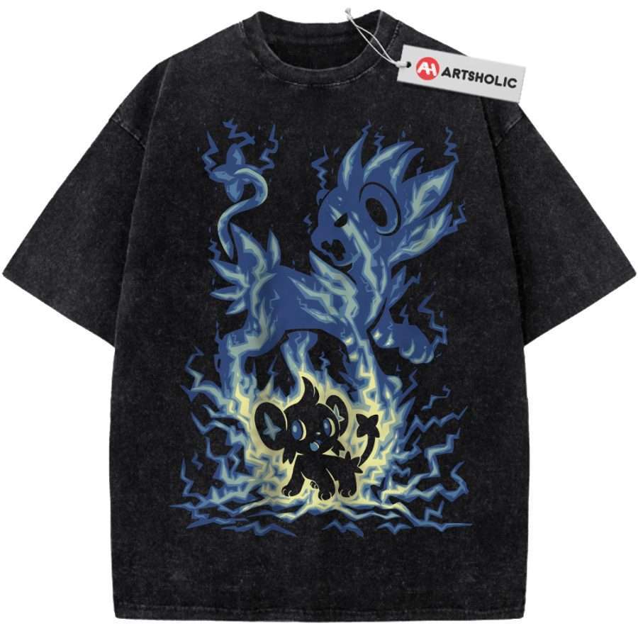 Alternative view of Shinx Shirt, Luxray Shirt, Pokemon shirt, Anime Shirt, Vintage T-Shirt