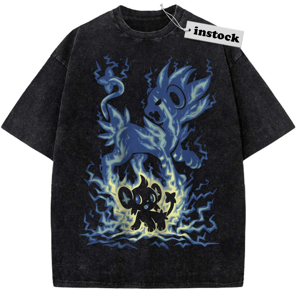 Shinx Shirt, Luxray Shirt, Pokemon shirt, Anime Shirt, Vintage T-Shirt