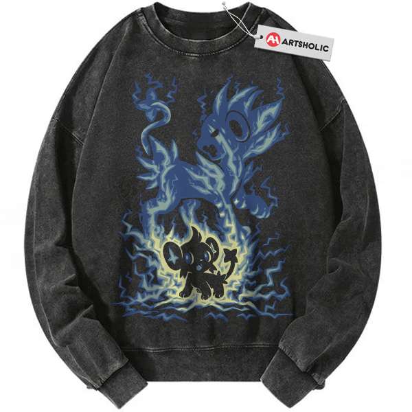 Shinx Sweatshirt, Luxray Sweatshirt, Pokemon Sweatshirt, Anime Sweatshirt, Vintage Sweatshirt