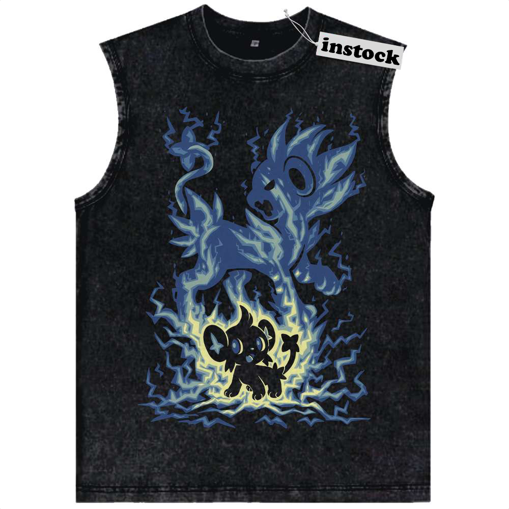 Shinx Tank Top, Luxray Tank Top, Pokemon Tank Top, Anime Tank Top, Vintage Tank Top