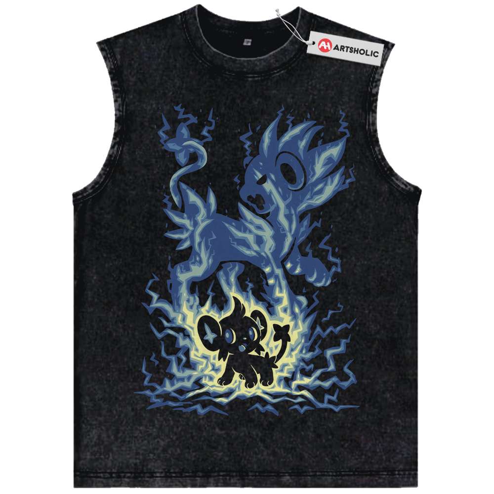 Shinx Tank Top, Luxray Tank Top, Pokemon Tank Top, Anime Tank Top, Vintage Tank Top