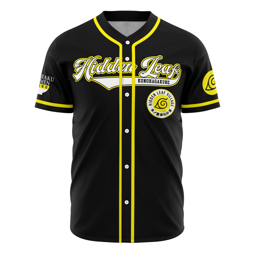 Shippuden Hidden Leaf Uzumaki Naruto Custom Baseball Jersey - Otaku Hall