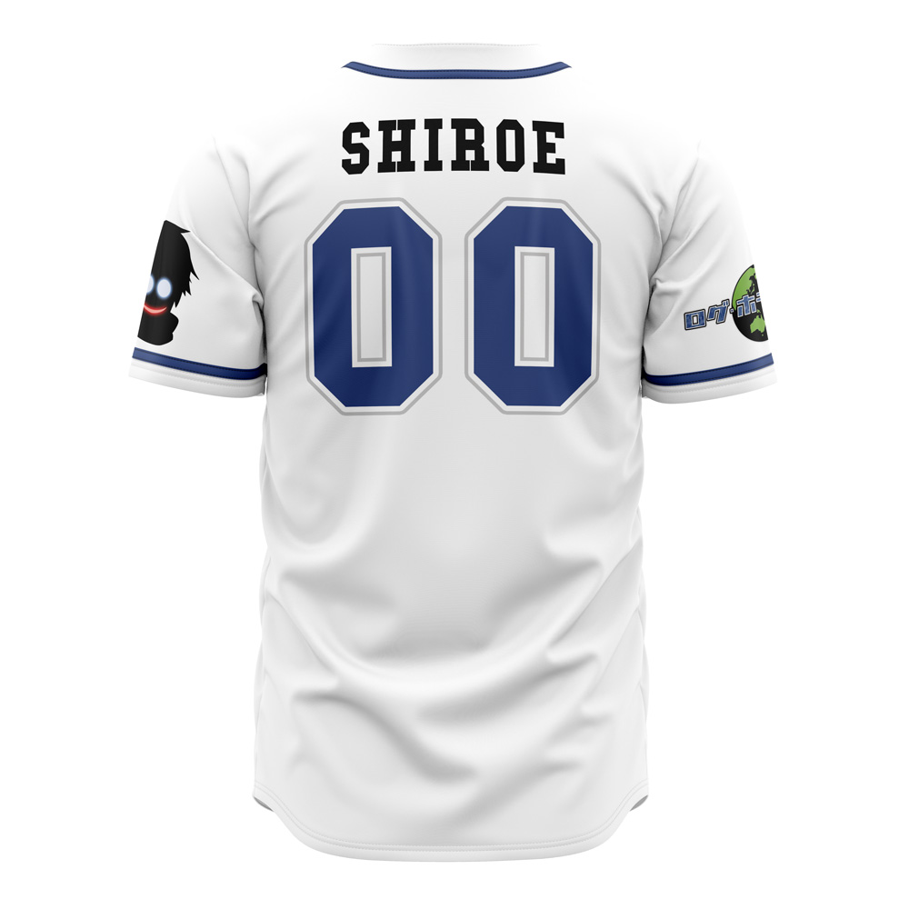 Alternative view of Shiroe Black Heart Glasses Log Horizon Baseball Jersey