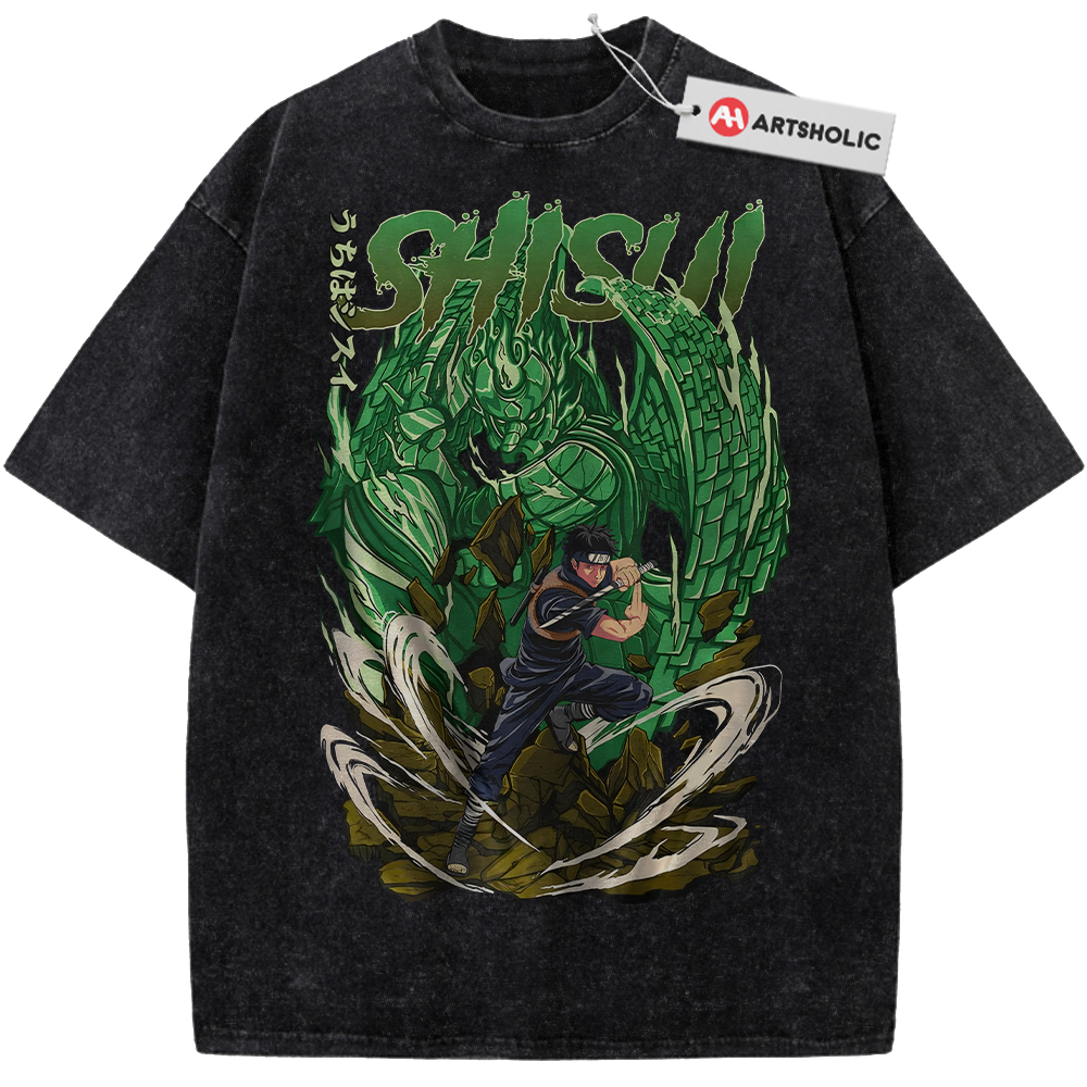 Alternative view of Shisui Uchiha Shirt, Naruto Shirt, Anime Shirt, Vintage Tee