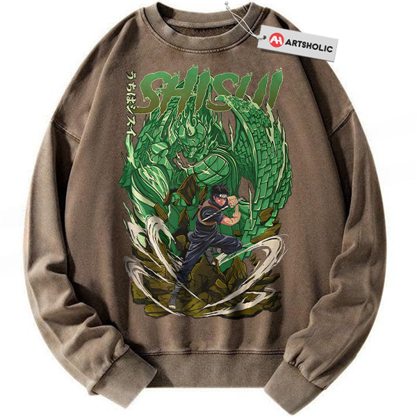 Alternative view of Shisui Uchiha Sweatshirt, Naruto Sweatshirt, Anime Sweatshirt, Vintage Sweater