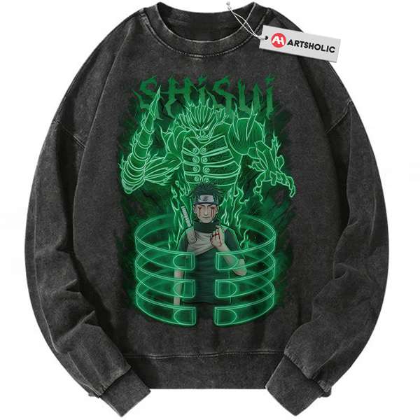 Shisui Uchiha Sweatshirt, Naruto Sweatshirt, Anime Sweatshirt, Vintage Sweatshirt