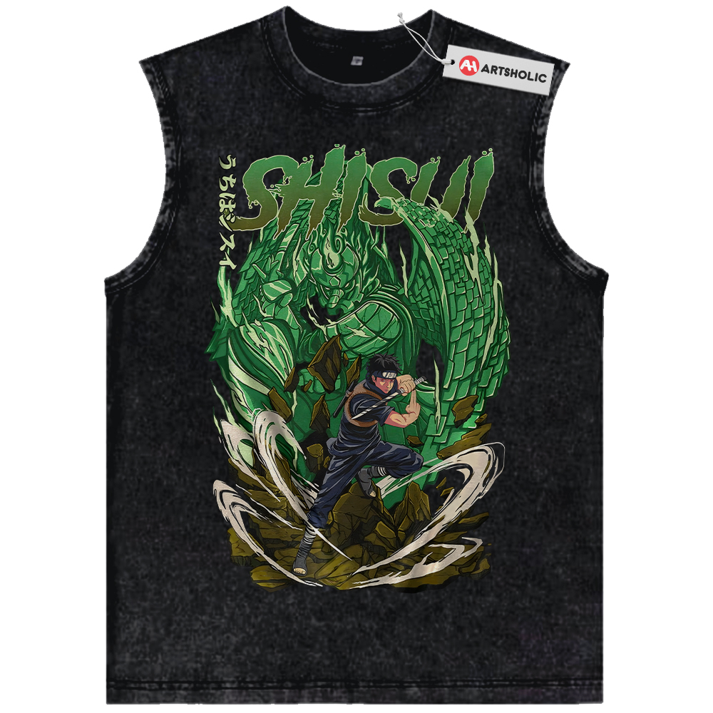 Shisui Uchiha Tank Top, Naruto Tank Top, Anime Tank Top, Vintage Tank Top