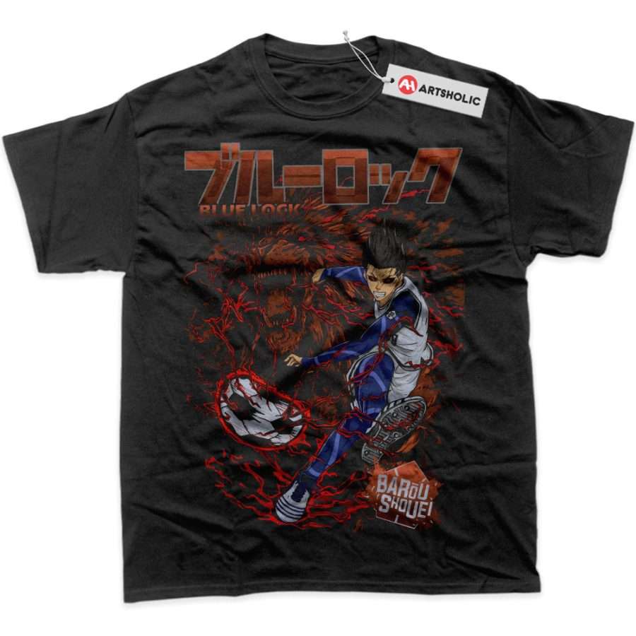 Alternative view of Shoei Baro Shirt, Blue Lock Shirt, Anime Shirt, Graphic T-Shirt
