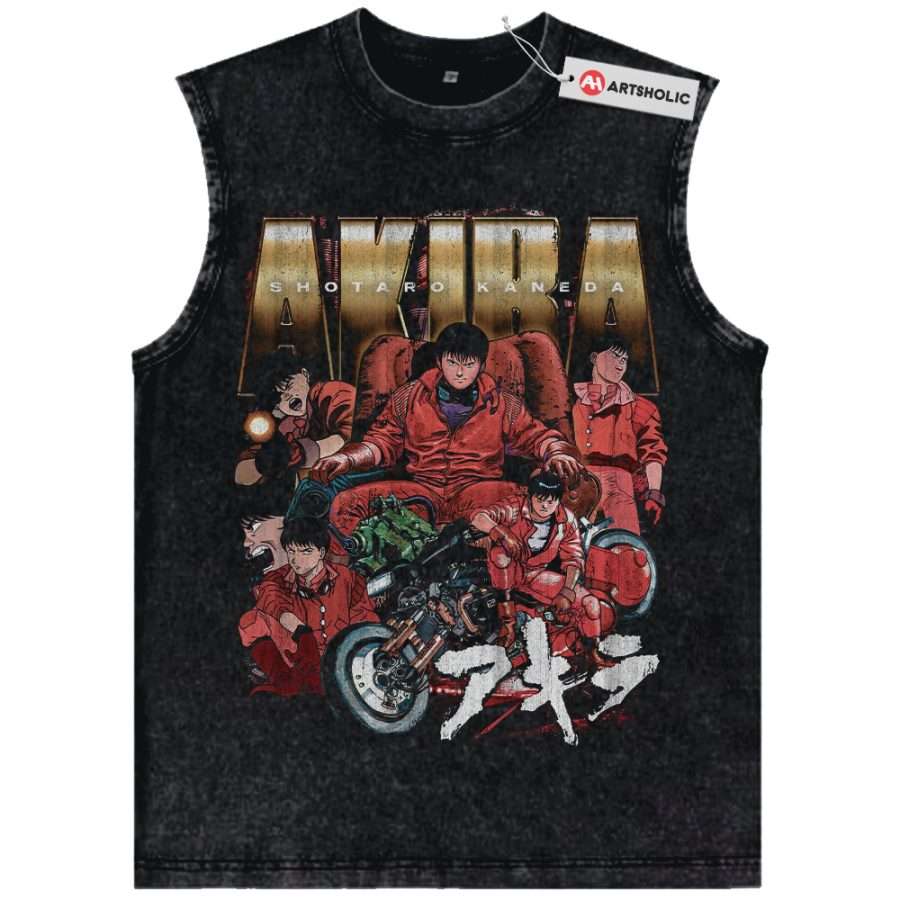 Alternative view of Shotaro Kaneda Tank Top, Akira Tank Top, Anime Tank Top, Vintage Tank Top