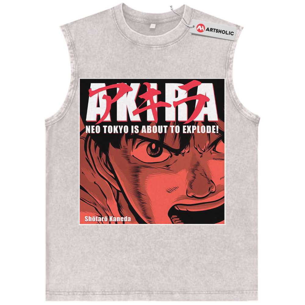 Alternative view of Shotaro Kaneda Tank Top, Akira Tank Top, Anime Tank Top, Vintage Tank Top
