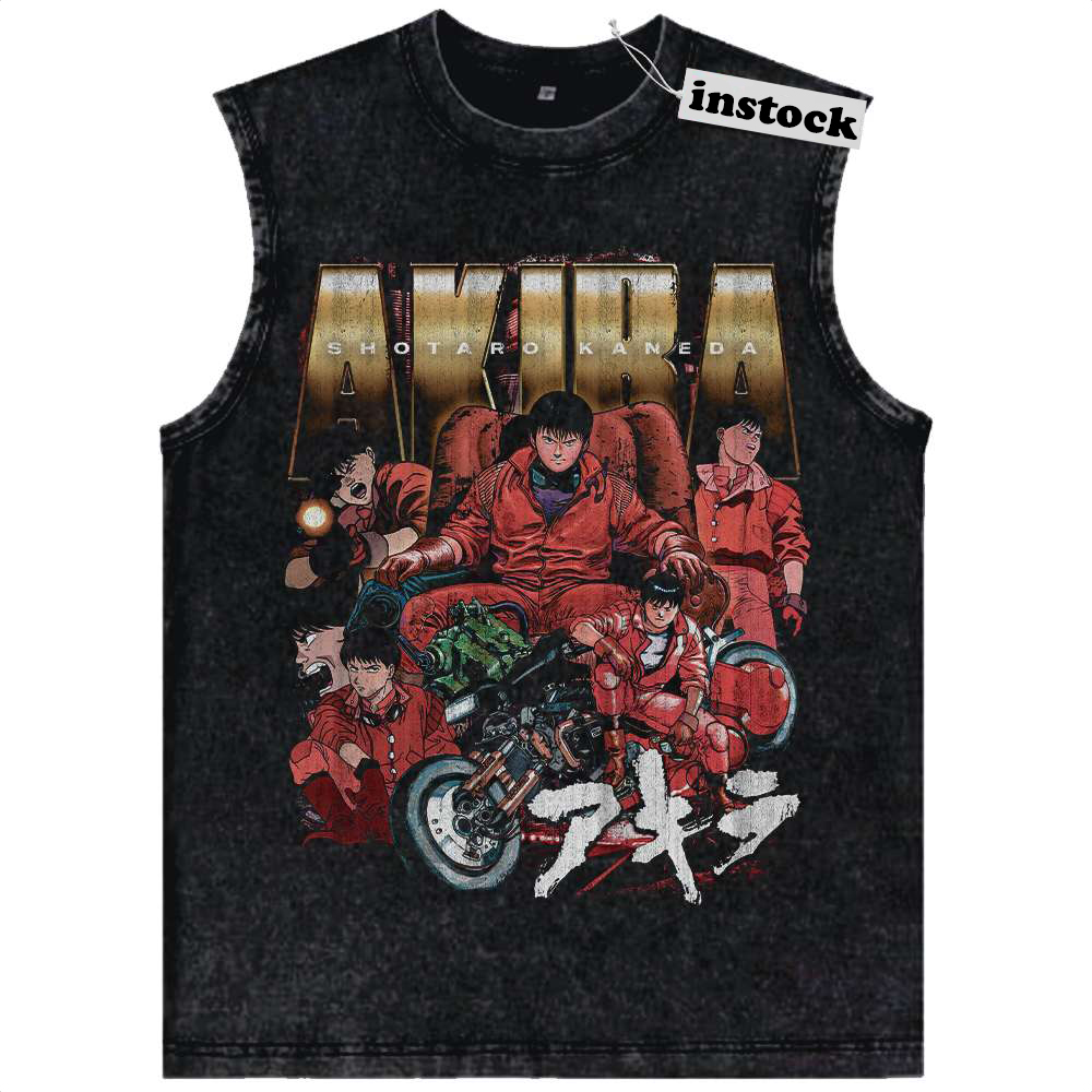 Shotaro Kaneda Tank Top, Akira Tank Top, Anime Tank Top, Vintage Tank Top