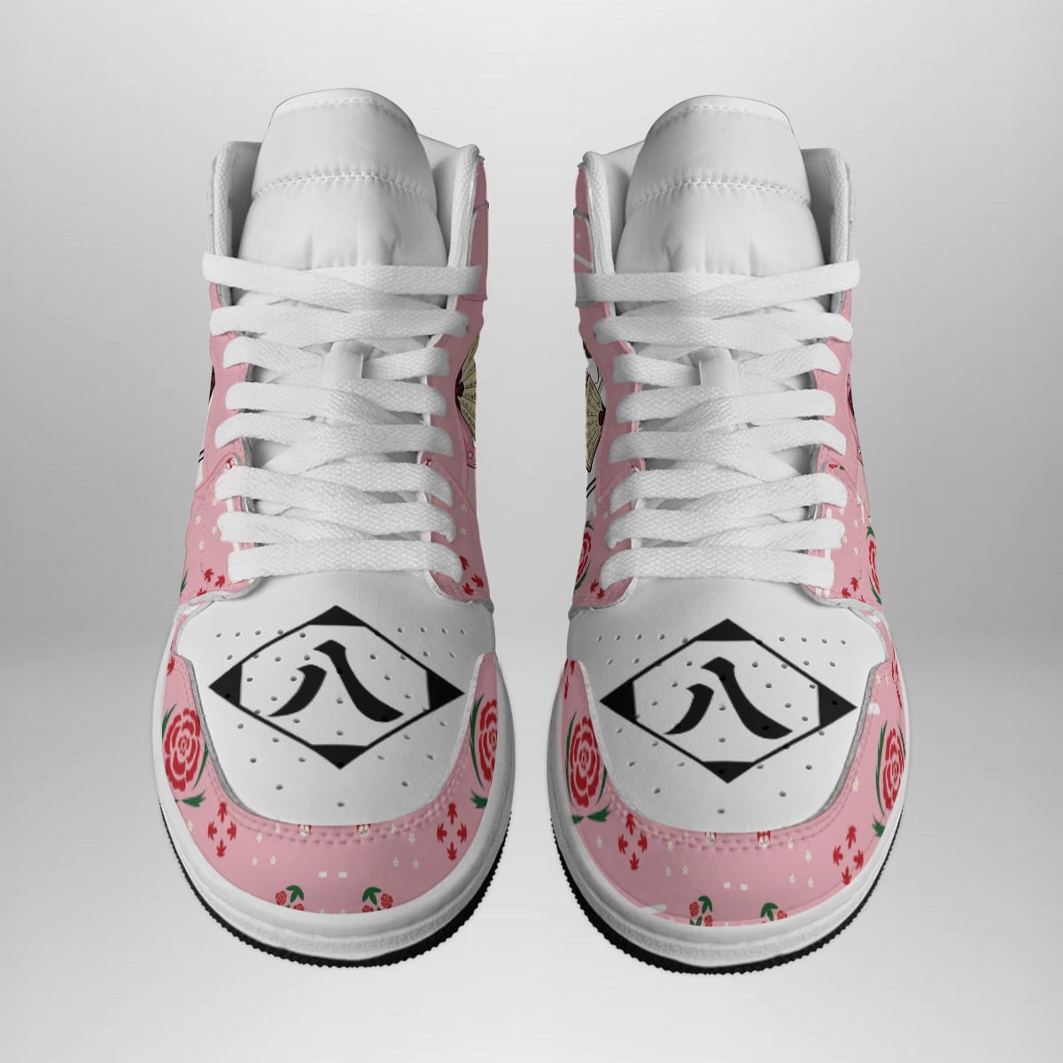 Alternative view of Shunsui Bleach Shonen Custom Sneaker Mid 1 Basketball Shoes for Anime Fans and Athletes - Otaku Hall