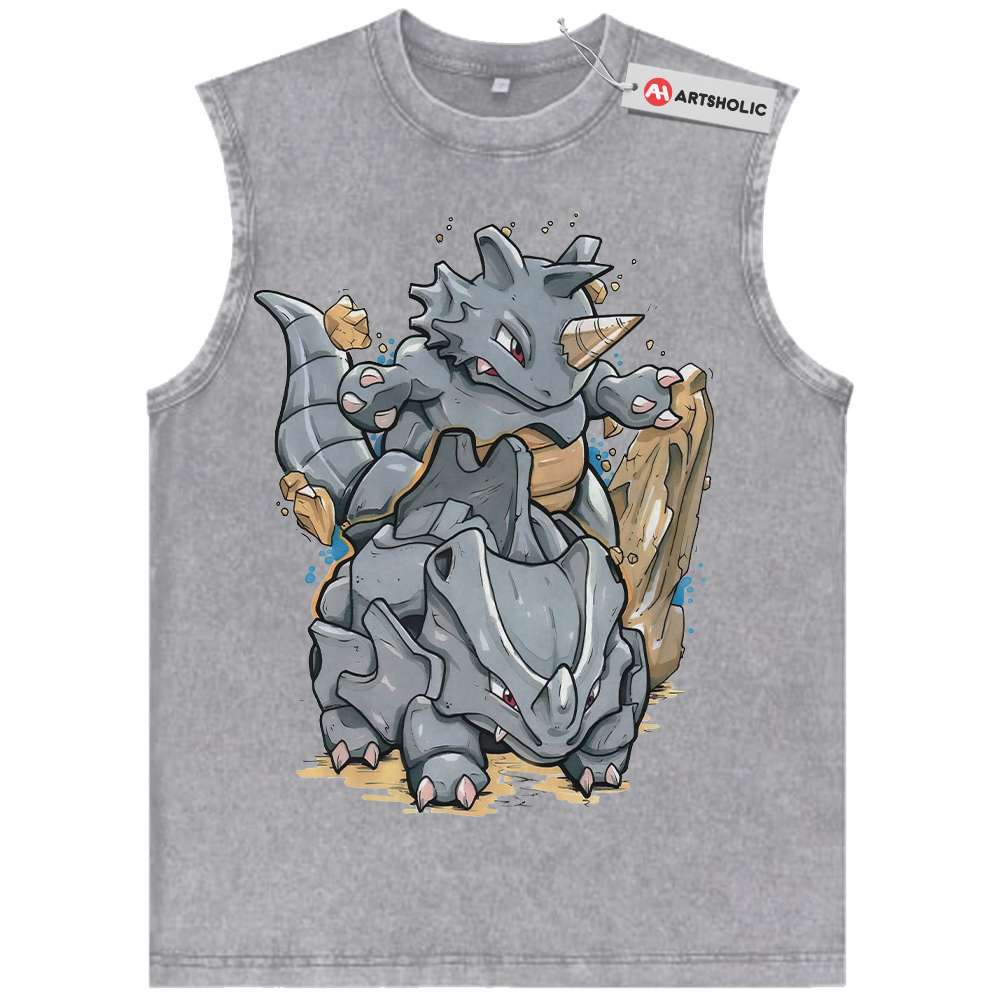 Sihorn Tank Top, Sidon Tank Top, Tank Top, Pokemon Tank Top,Anime Tank Top, Vintage Tank Top