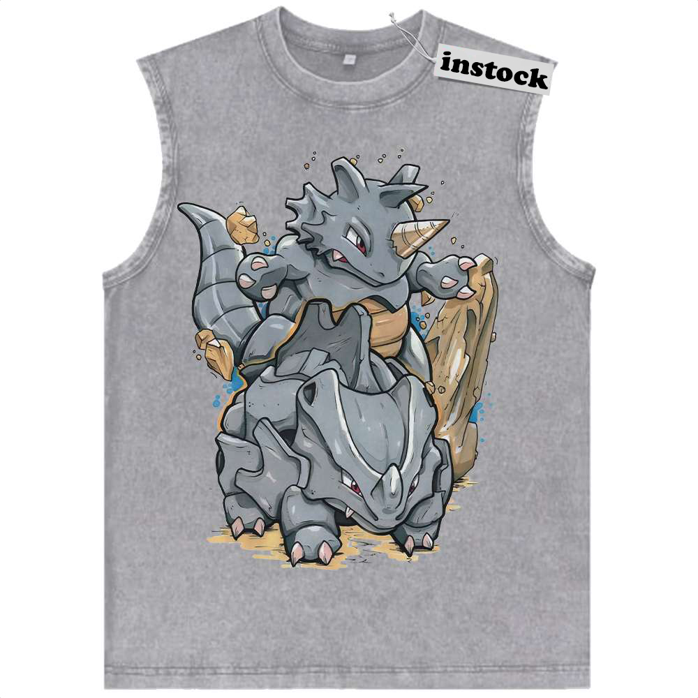Sihorn Tank Top, Sidon Tank Top, Tank Top, Pokemon Tank Top,Anime Tank Top, Vintage Tank Top