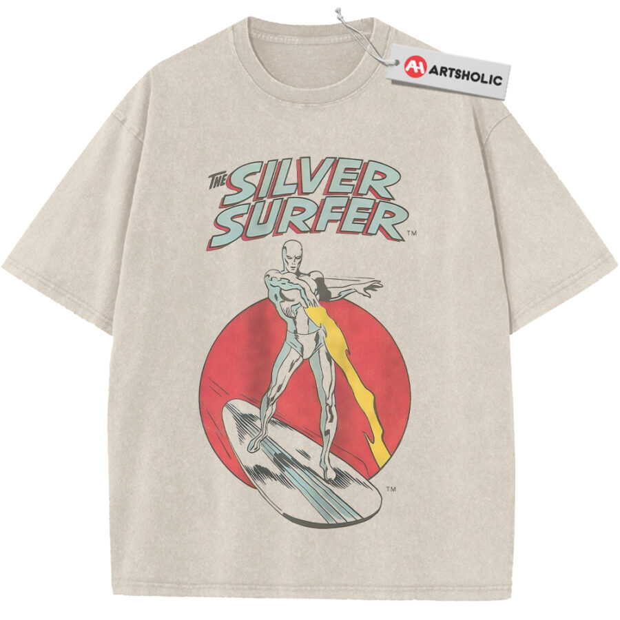 Alternative view of Silver Surfer Shirt, Marvel Comics Shirt, Vintage Tee
