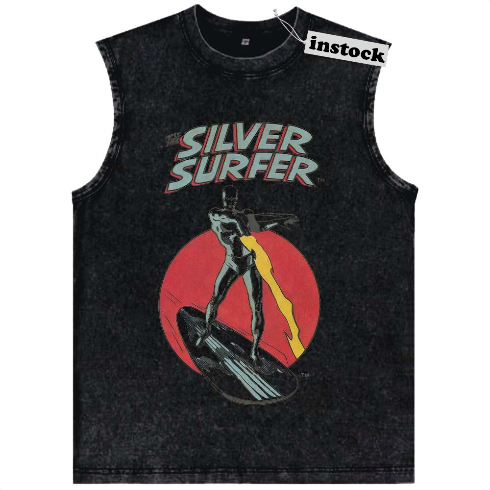 Silver Surfer Tank Top, Marvel Comics Tank Top, Vintage Tank Top