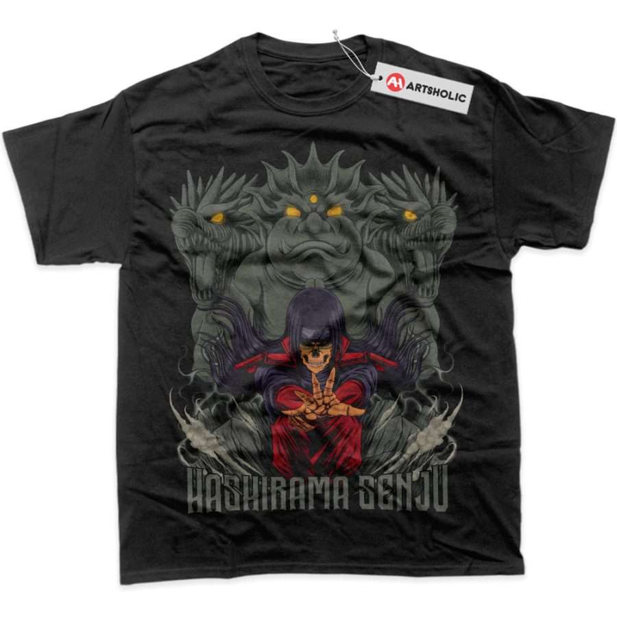 Alternative view of Skeleton Hashirama Senju Shirt, Naruto Shirt, Anime Shirt, Graphic Tee