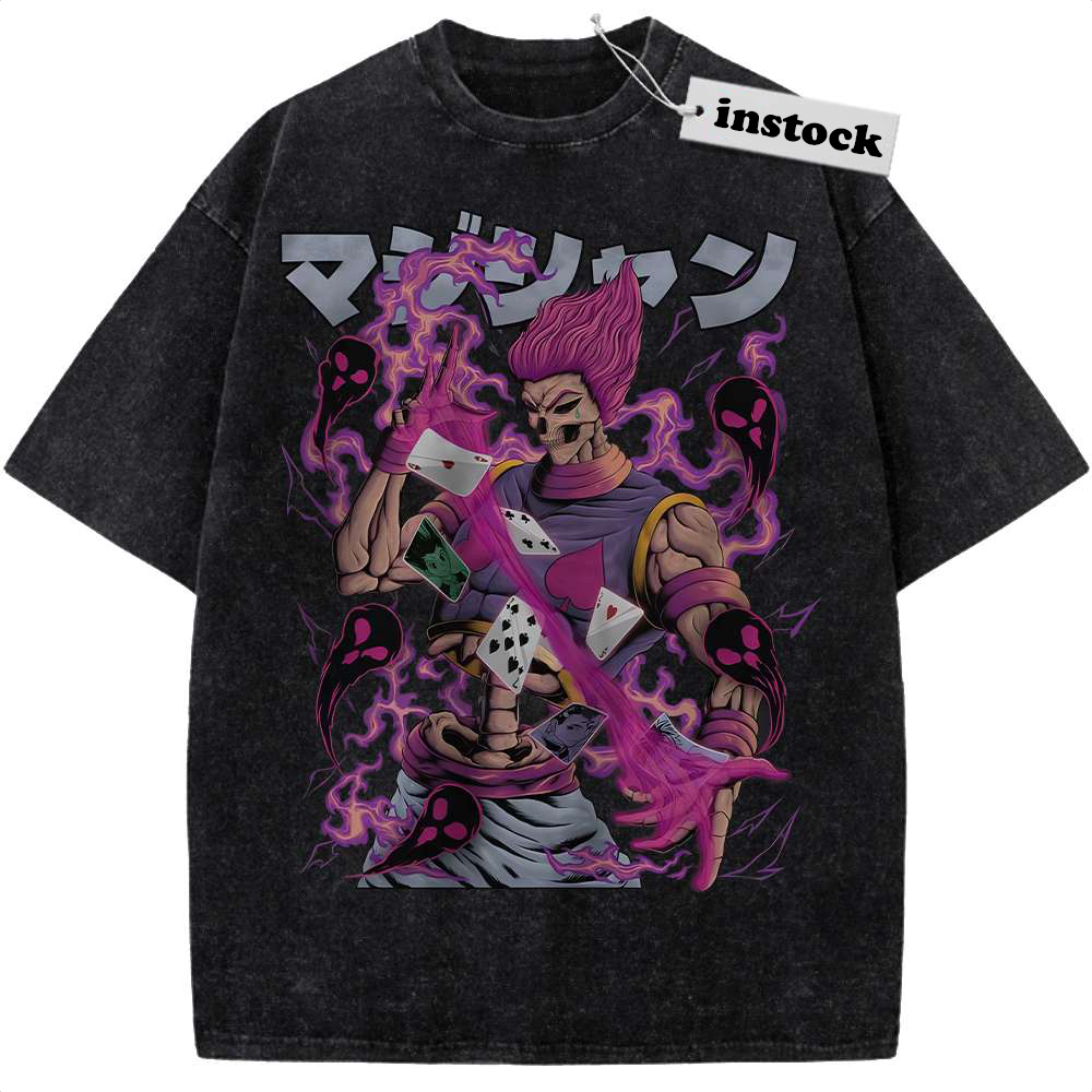 Skeleton Hisoka Shirt, Hunter x Hunter Shirt, HxH Shirt, Anime Shirt, Vintage T-Shirt
