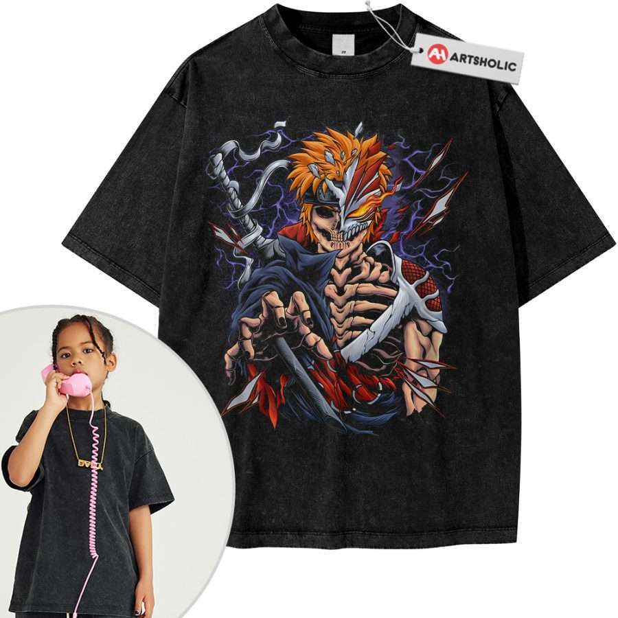 Alternative view of Skeleton Pain - Nagato Uzumaki Shirt For Kids, Naruto Shirt For Kids, Anime Shirt For Kids, Vintage T-Shirt For Kids